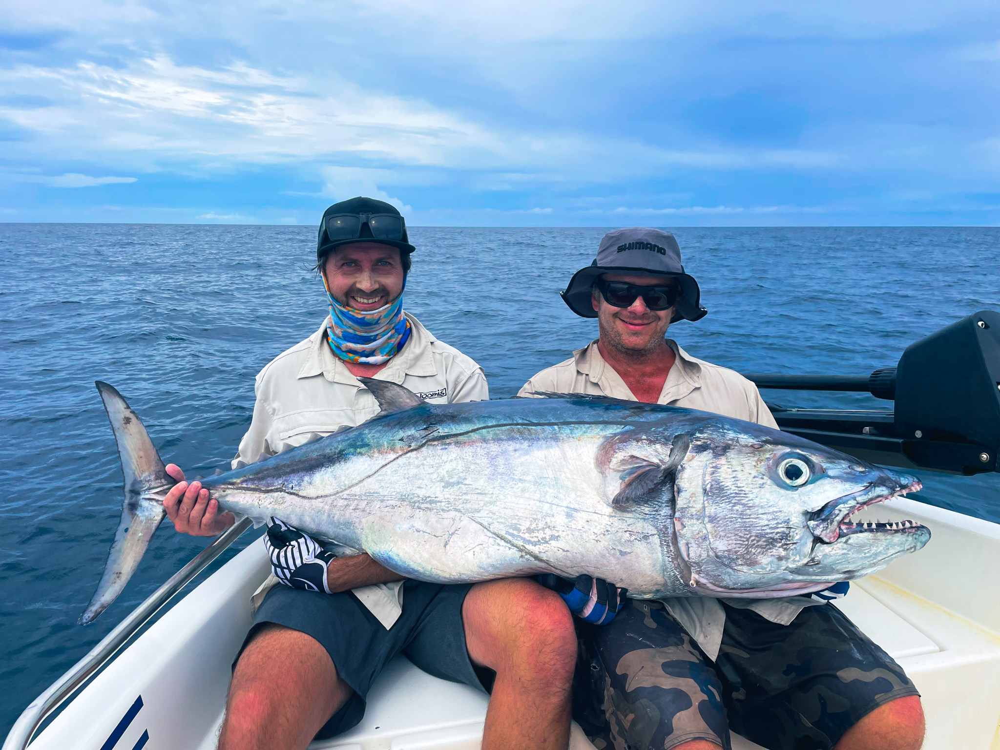 Mammoth Dogtooth Tuna caught at the Great Barrier Reef