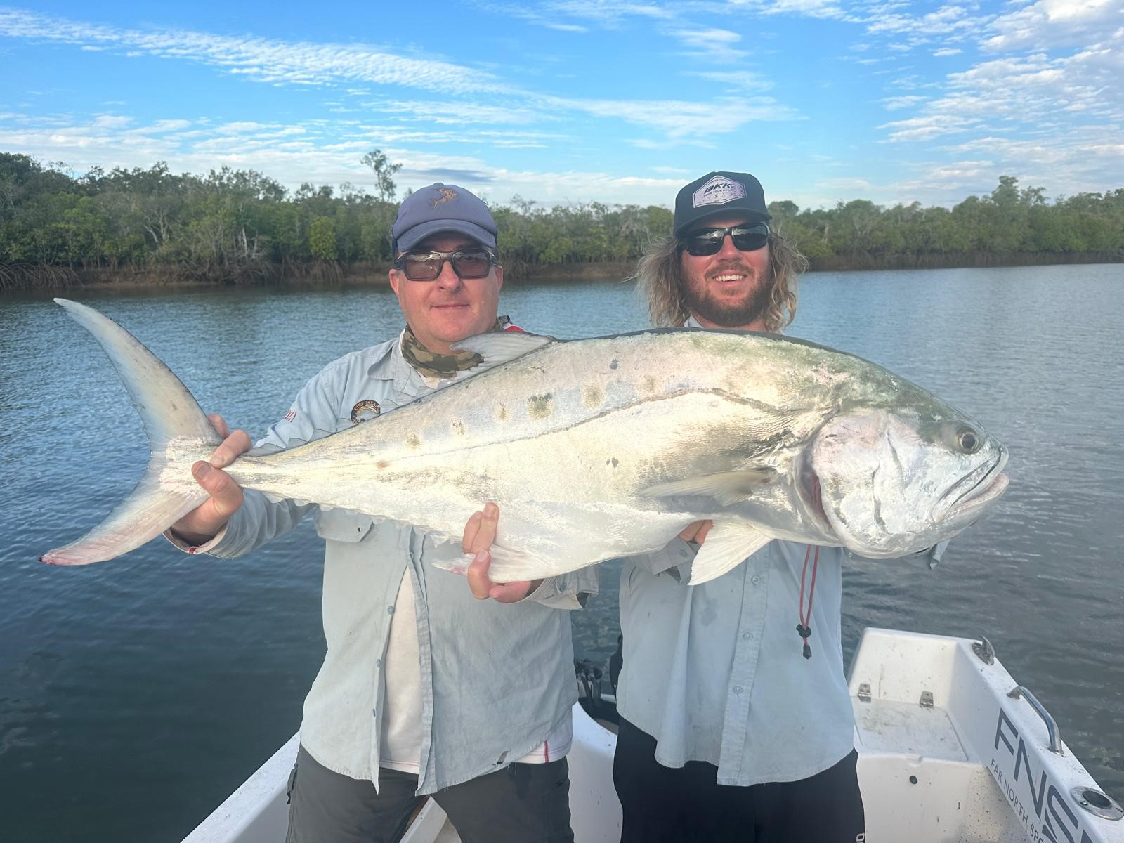 Huge Queenfish caught at remote Archer River