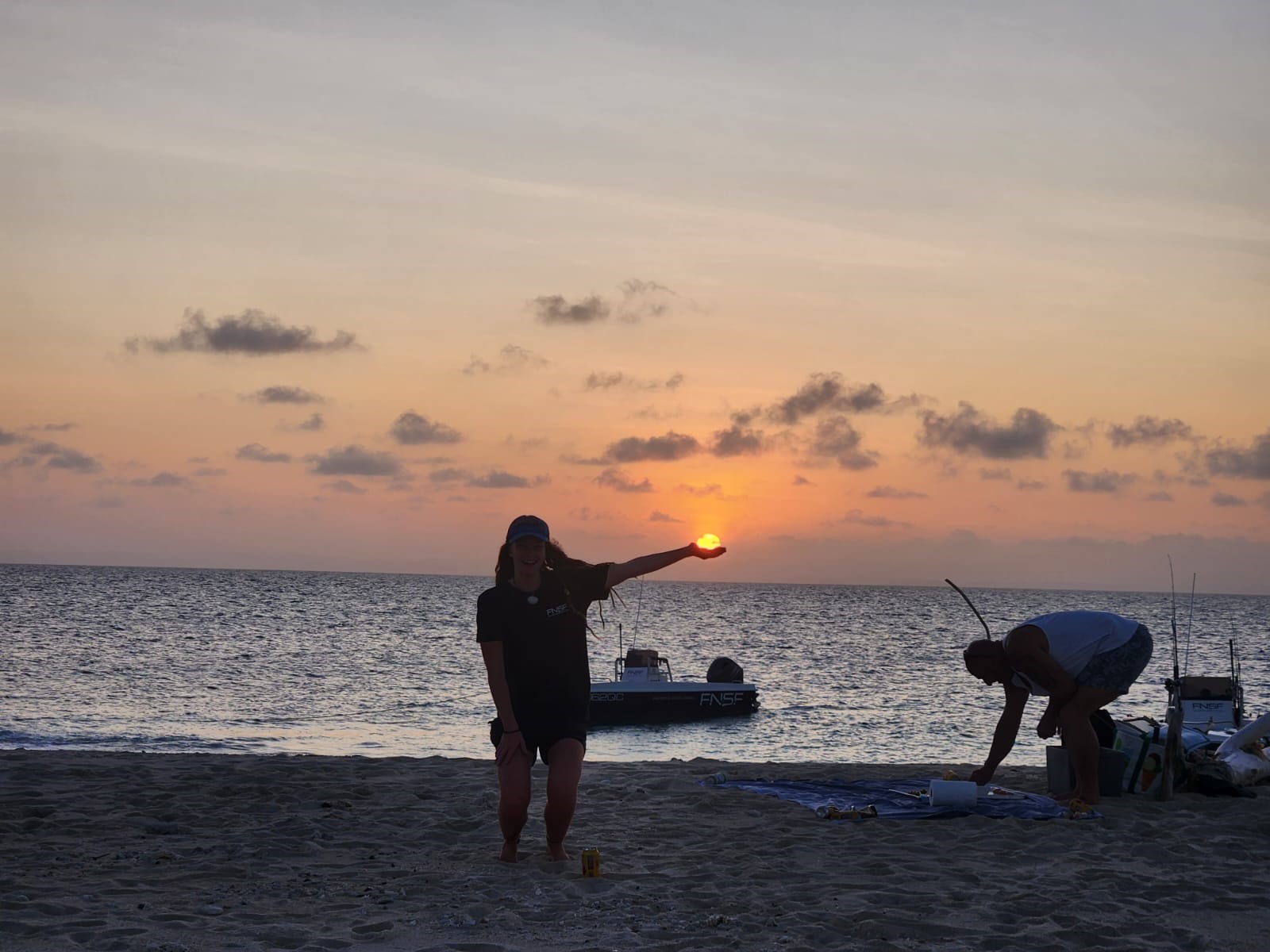 Sunsets on remote islands of the Great Barrier Reef