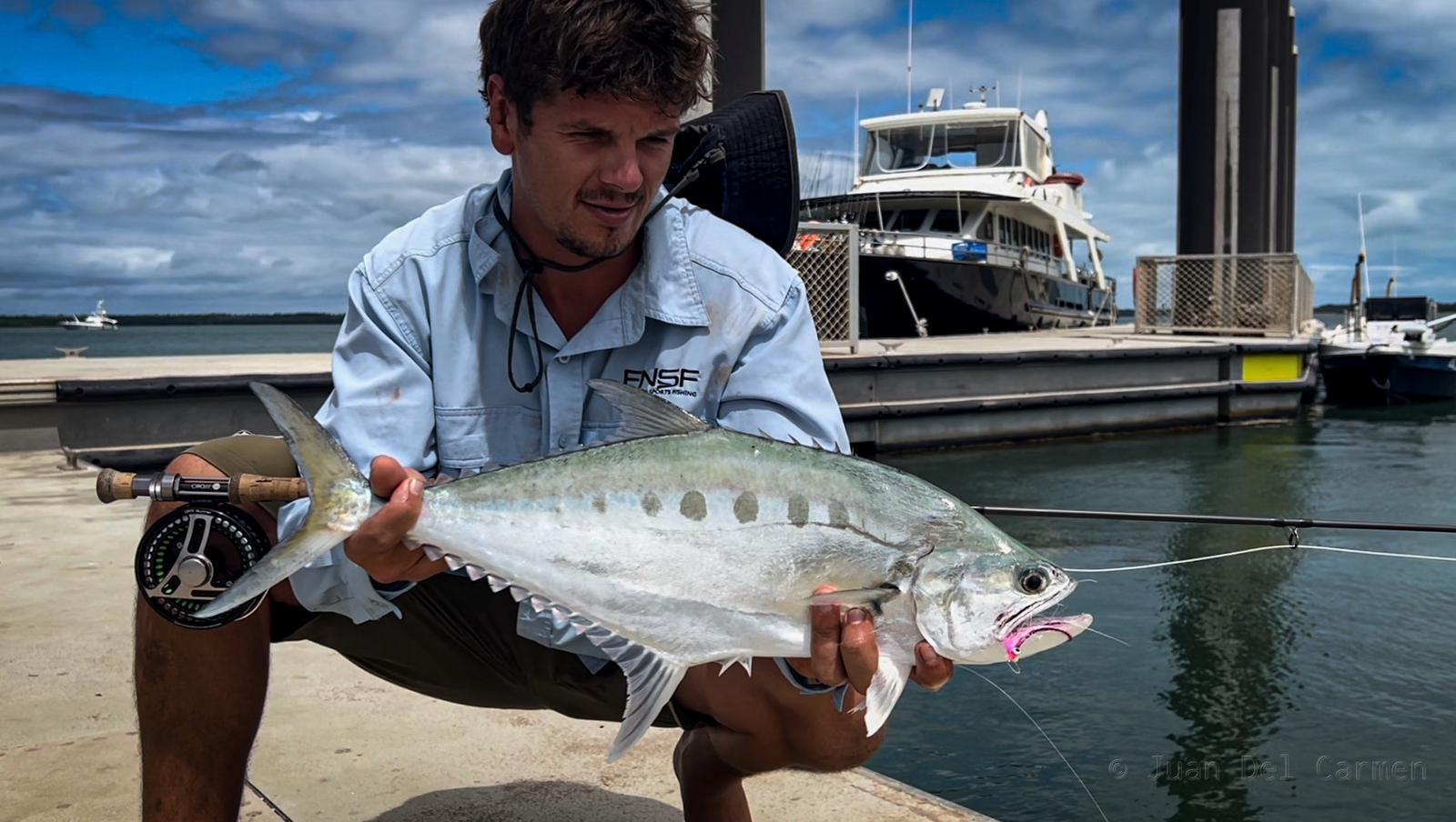 Pete caught this Queenfish at the remote Archer River